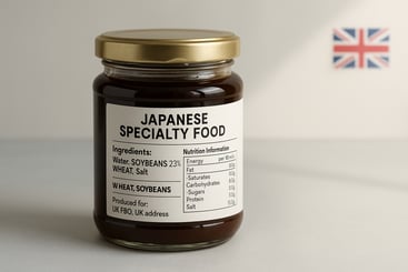 UK向け食品ラベル表記サポート